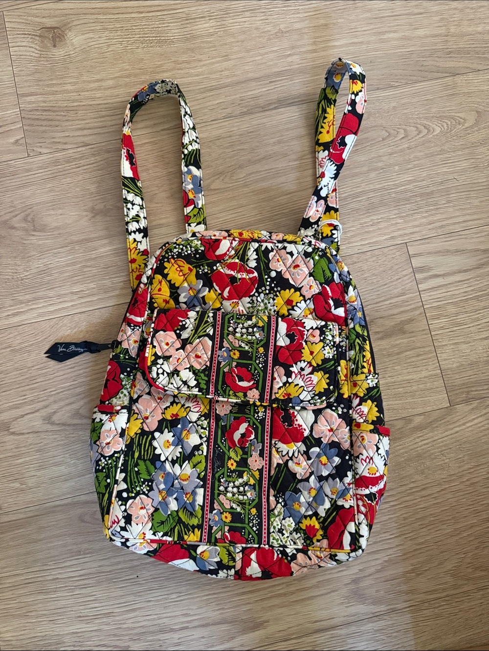 Vera Bradley Floral Quilted Backpack